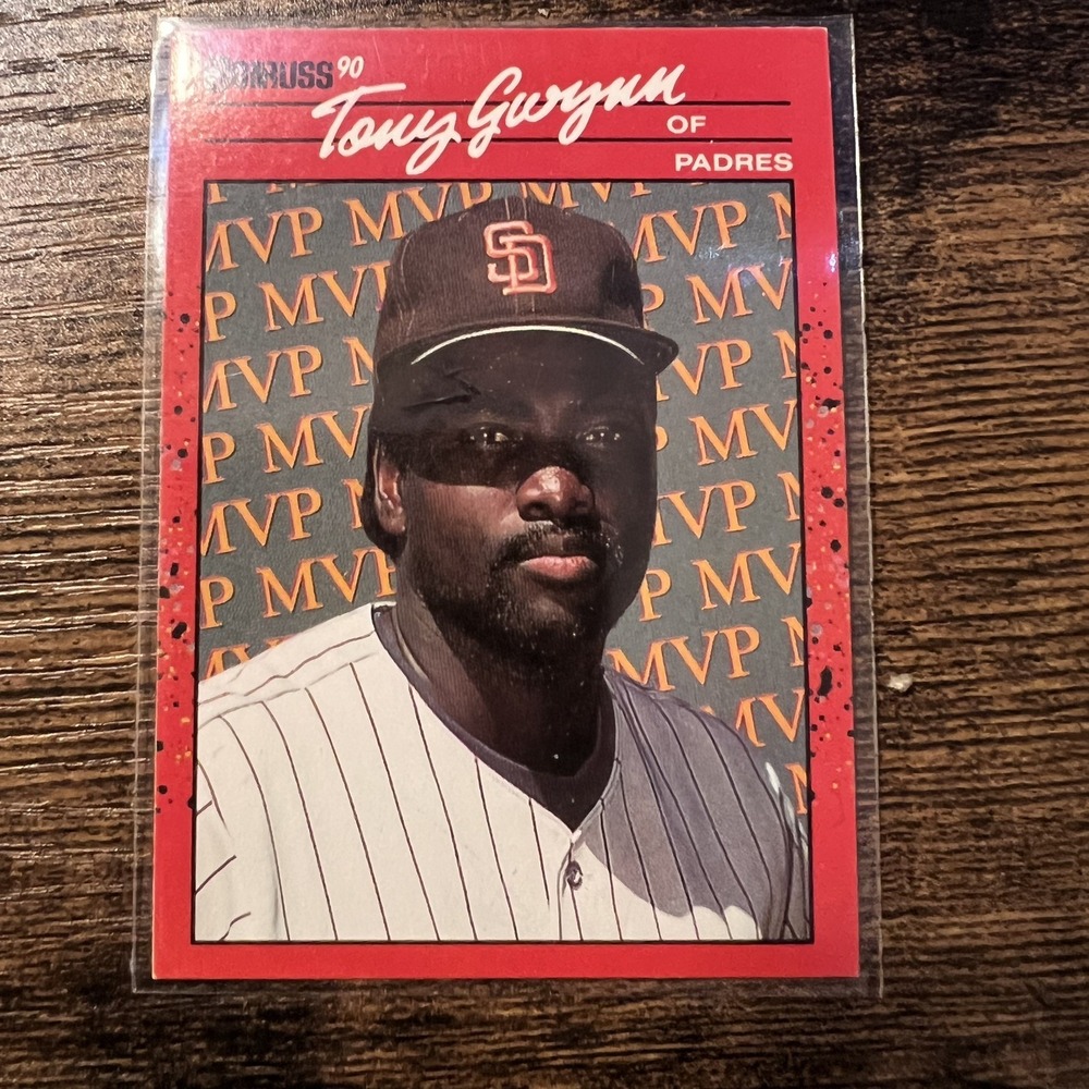 Vintage 1990 Donruss Tony Gwynn BC-4 Error Card No Dot After INC Padres Card